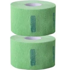 Паперові комірці для стрижки SPL зелені (1 рулон/100 шт) 958000-3