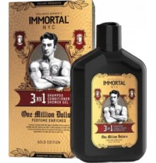 Шампунь Immortal NYC "One Million Dollars" (шампунь, кондиціонер, гель для душу) (500ml) NYC-87