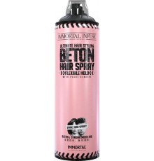 Лак для укладання волосся матовий Immortal Infuse Beton Flexible Hold Hair Spray (500ml) INF-75