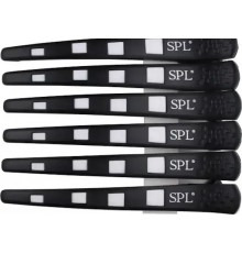 Затискачі для волосся з силіконовою вставкою SPL (6 штук) 964091