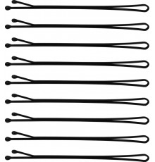 Невидимки для волосся SPL, чорні (7 см/24 шт) 3000-0070