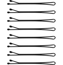 Невидимки для волосся SPL, чорні (5 см/24 шт) 3000-0050
