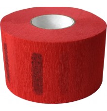 Паперові комірці для стрижки SPL червоні (1 рулон/100 шт) 958000-4