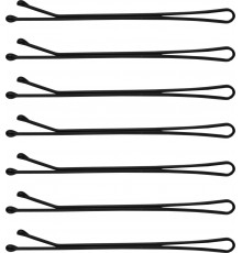 Невидимки для волосся SPL, чорні (6 см/24 шт) 3000-0060