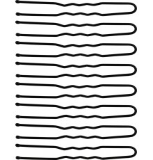 Гранадлі для волосся SPL, чорні (5.5 см/24 шт) 3040-0055