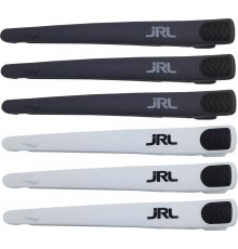 Затискачі для волосся JRL, чорно-білі (6 штук) JRL-HC01