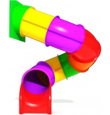 Гірка склопластикова "Індіго", висота 2,0 м.