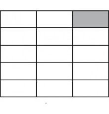 Решітка Waico 15 делений 170x80