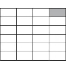 Решітка Waico 24 деления 66x125