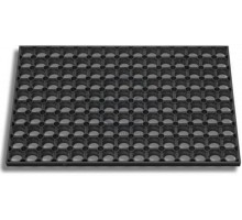 К24M - Гумовий килимок для утримання піску і бруду “Соти”, 60х40 см