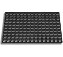 К24 - Гумовий килимок для утримання піску і бруду “Соти”, 60х40 см