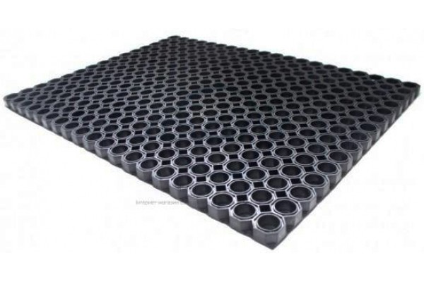 К37 - Гумовий килимок для утримання піску і бруду “Соти”, 120х80 см