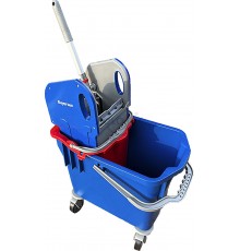 Візок з віджимом, на колесах, для прибирання приміщень