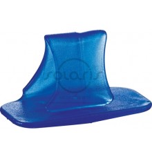 3604 - Силіконовий ароматизований освіжувач для унітазу з можливістю кріплення на обідок унітазу або пісуара, блакитний