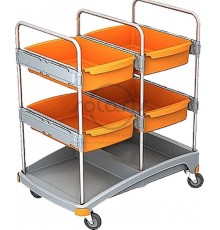 TSZ-0015 - Візок готельний з висувними кюветами