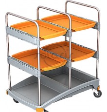 TSZ-0016 - Візок готельний c висувними кюветами