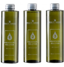 Комплект сироваток Aquafacial Solution №1, 2, 3 Beauty Service ™ для процедури гідропілінг, АКЦІЯ -15%