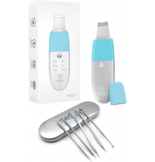 Набір Ультразвуковий скрабер для обличчя MEDICA+ Vibroskin 8.0 + інструмент для чищення обличчя (Japan)