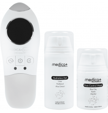 Набір Ультразвуковий скрабер Lux SuperSonic 10 + Гідратуючий гель Hydration Gel + Порозвужувальна маска Pore Control Mask