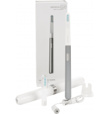 Відбілювальна звукова зубна щітка MEDICA+ Lux 10ХN Aluminum Portable Silver (Japan)