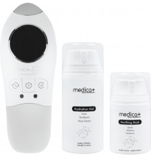 Набір Ультразвуковий скрабер Lux SuperSonic 10 + Гідратуючий гель Hydration Gel + Заспокійлива маска Soothing Mask