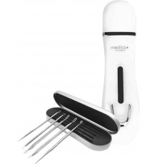 Набір Ультразвуковий скрабер для обличчя MEDICA+ Vibroskin 5.0 + інструменти для чищення обличчя (Japan)