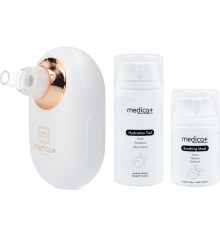 Набір Вакуумний очищувач шкіри та пор SKINCLEANER 7.0 + Гідратуючий гель Hydration Gel + Заспокійлива маска для обличчя Soothing Mask