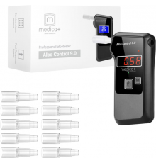 Алкотестер електрохімічний MEDICA+ Alco Control 9.0 PRO + Комплект мундштуків 100шт. (Japan)