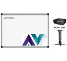 Комплект інтерактивної дошки Yesvision (82 дюйми) RBS82 і проектору Optoma S342e