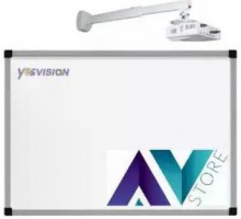 Комплект інтерактивної дошки Yesvision (82 дюйми) RBS82 і короткофокусного проектору Optoma X309STe