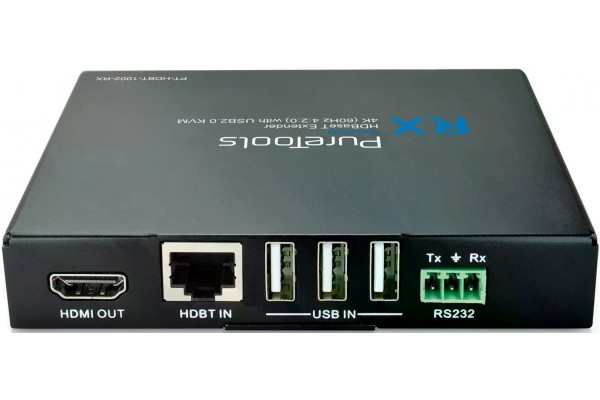 Комплект для передачі HDMI HDBaseT 100м, 4K PT-HDBT-1002