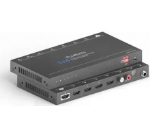 Спліттер/даунськейлер HDMI з аудіо де-ембеддером HDMI 1x4, 4K (60Hz 4:4:4) PT-SP-HD14DA