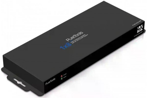 Спліттер/Даунськейлер HDMI 1x8, 4K (60Hz 4:4:4) PT-SP-HD18D