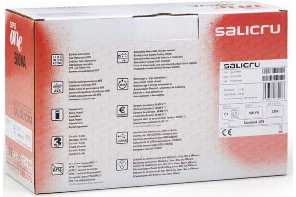 Джерело безперебійного живлення Salicru SPS 900 ONE (662AF000003)