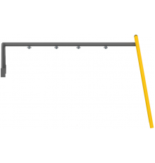 Приставна подвійна гойдалка 1,3м метал (вежі 0,6 м)