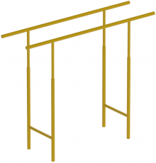 Бруси металеві (розбірні) KIDIGO