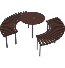 Лавка Сонце зі столиком KIDIGO