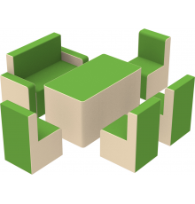 Комплект дитячих меблів Гостинка KIDIGO