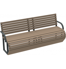 Лавка Мерсі зі спинкою KIDIGO