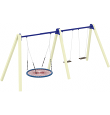 Гойдалка Triple Fun Woodl KIDIGO