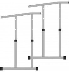 Каркас стіл регульований по висоті, 4-6 зрост. гр. з нахилом та площадкою сірий
