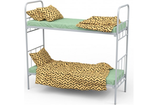 Ліжко армійське двоярусне тип П 2000x800