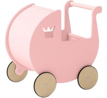Дитяча коляска для ляльок рожева