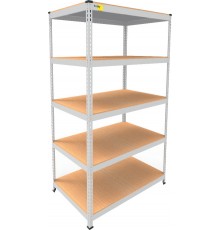 Металевий стелаж MRL-1800 ( 900x600) білий