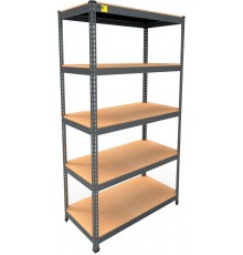 Металевий стелаж MRL-1800 ( 900x450) чорний