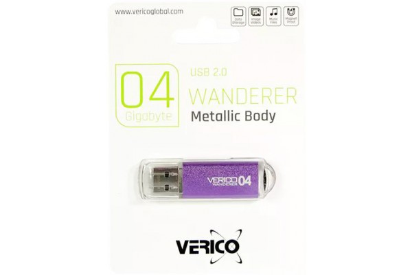 Verico USB 4Gb Wanderer Purple