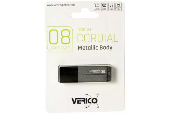 USB накопичувач Verico USB 8Gb Cordial Gray