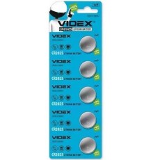 Батарейки літієва Videx СR 2025 5pcs BLISTER CARD