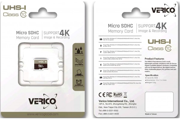 Verico MicroSDHC 32GB UHS-I (Class 10) (card only)