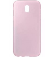 Накладка Florence силіконова Samsung J7 (2017) J730 transparent pink